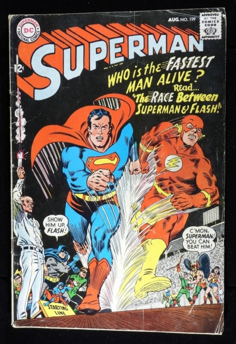 Superman DC Comics #199 1967 (G/VG) (1 of 4)