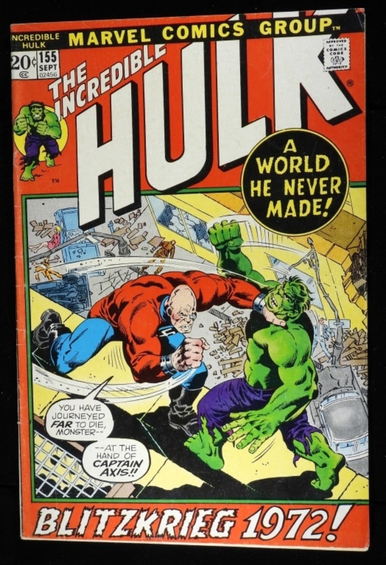 1972 The Incredible Hulk #155 Marvel (G/VG) (1 of 4)
