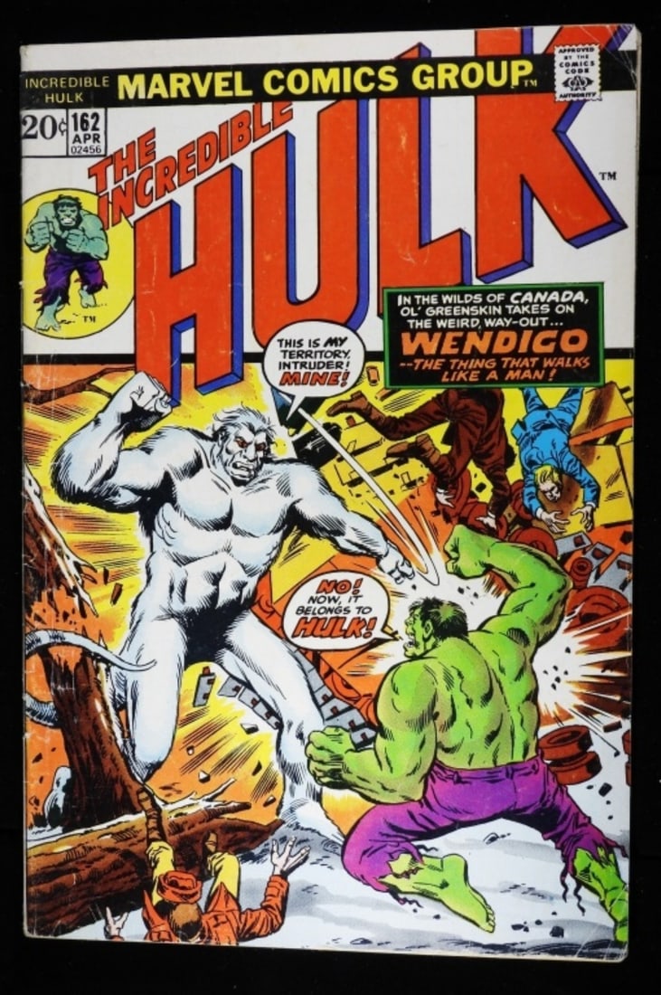 1973 Marvel The Incredible Hulk #162 (G/VG) (1 of 4)