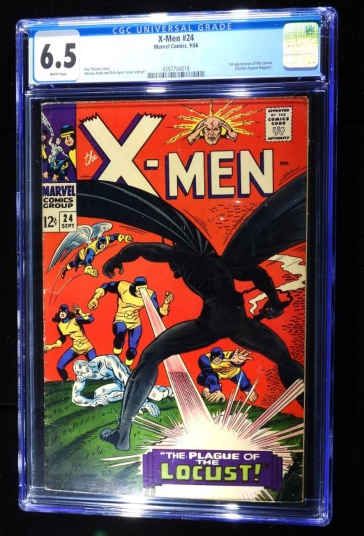 CGC 6.5 White pages X-Men #24 Marvel 1966 (1 of 3)