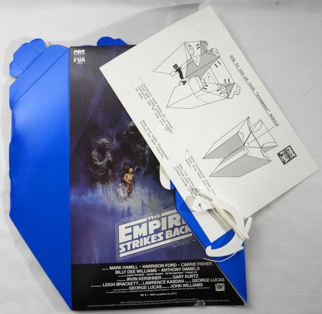 Star Wars Mobile CBS FOX Video 1977: Ready for you to put together for your collection!