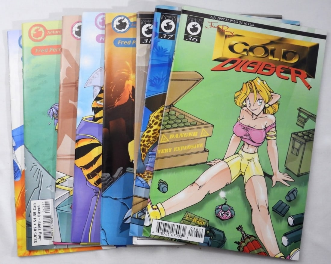 (8) Antarctic Press Gold Digger: #36-43