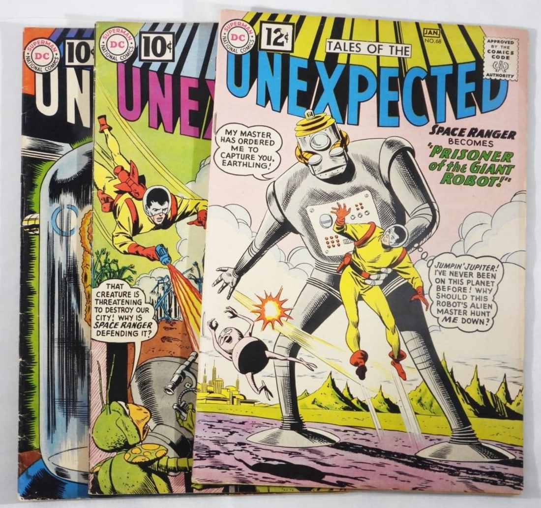 (3) Tales Of The Unexpected VG: #66, 67, 68 You want to get them before they are gone!