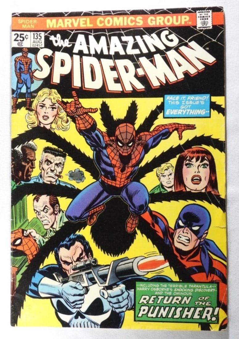 1974 Marvel The Amazing Spider-Man #135 (1 of 4)