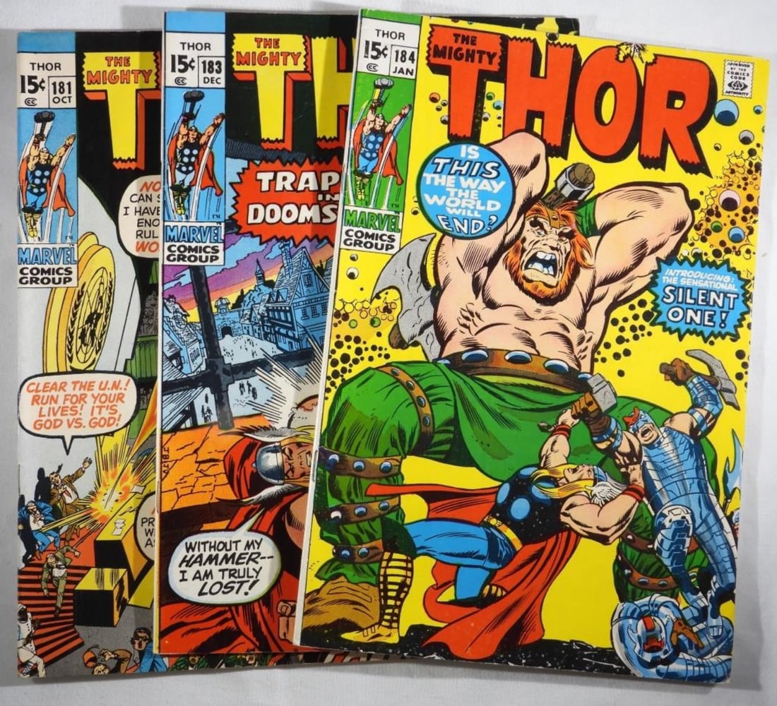 (3) 1970s The Mighty Thor Fine (1 of 3)