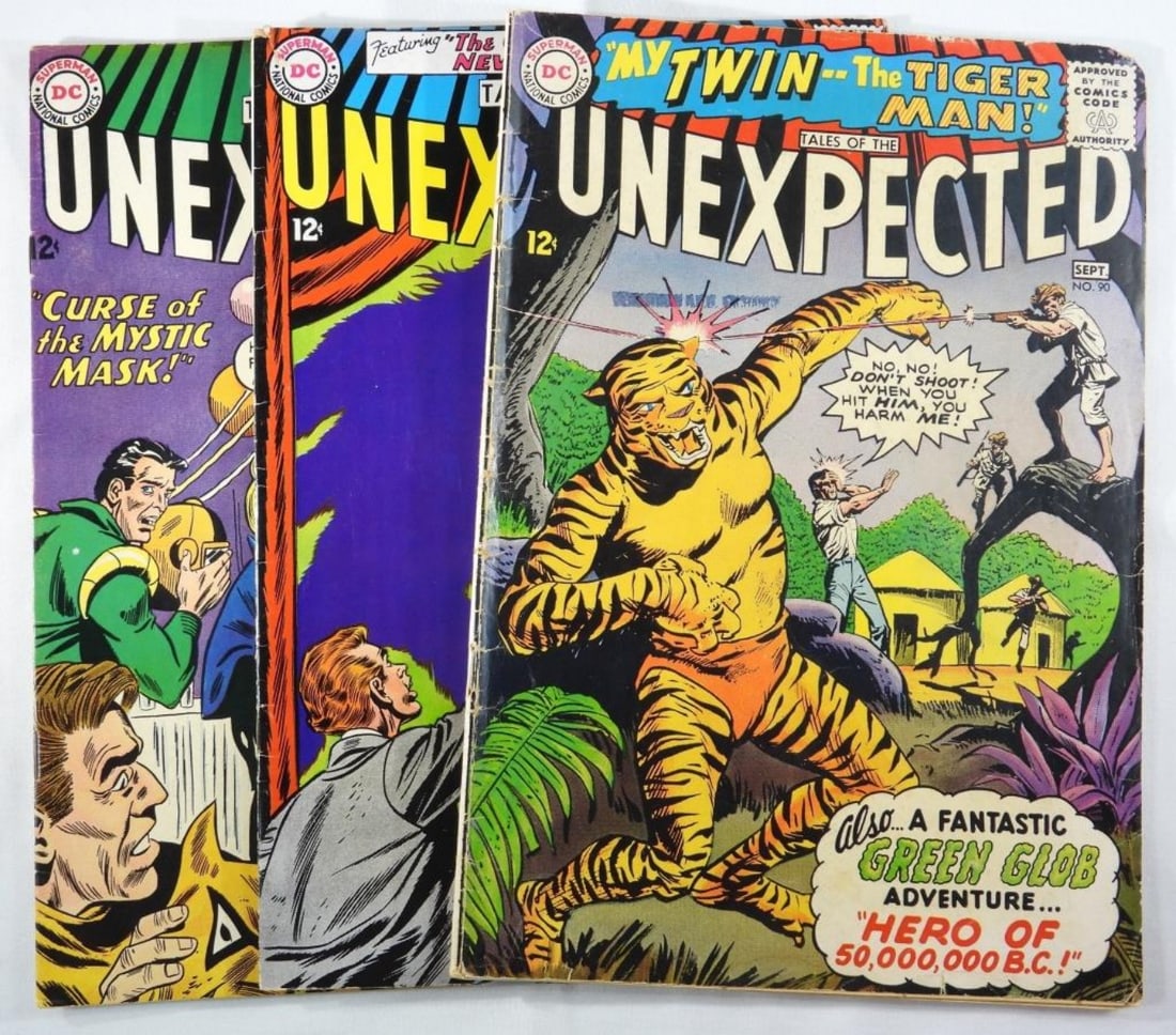 (3) Tales Of The Unexpected DC Silver Age VG: #88-90