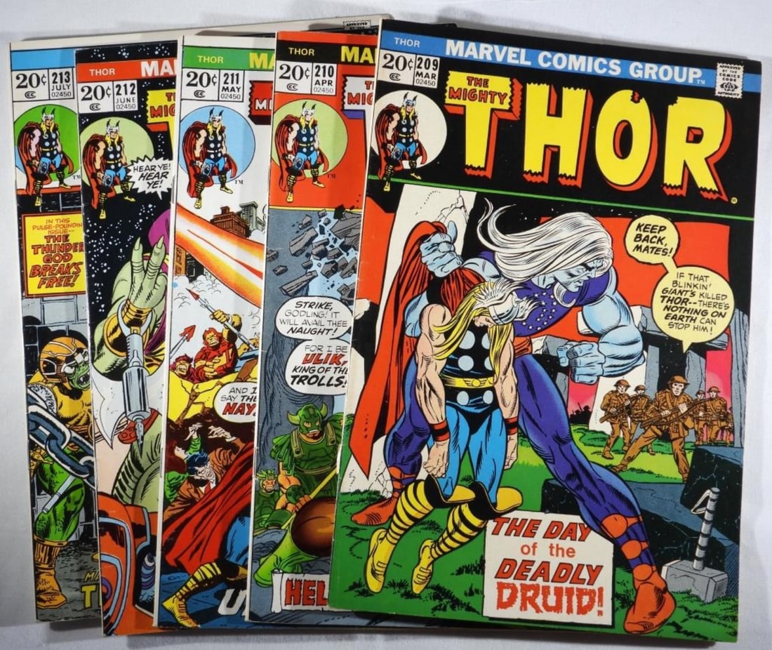 (5) The Mighty Thor 1973: #209-213