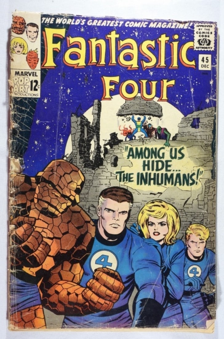 1965 Marvel Fantastic Four #45 Fair (1 of 6)