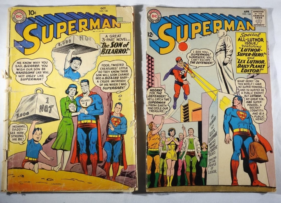 (2) Silver Age Dc Superman #140, & 168 (1 of 6)