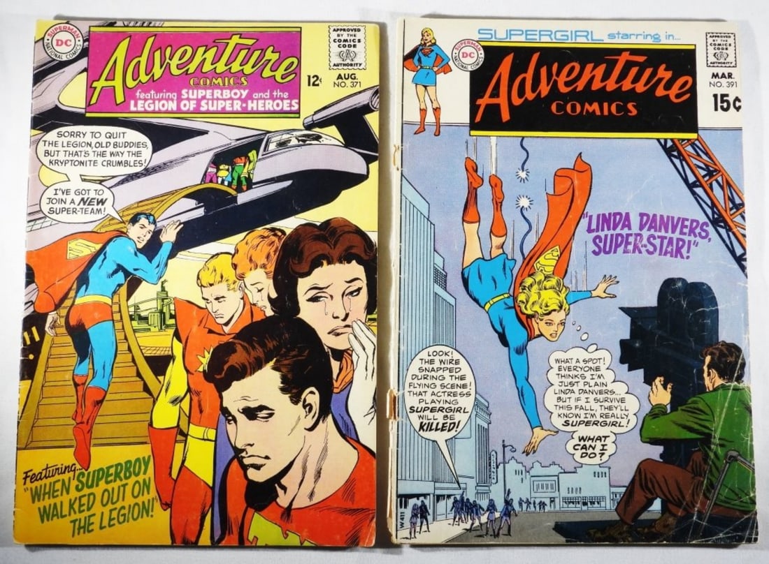 (2) DC Adventure Comics #371, & 391 (1 of 4)