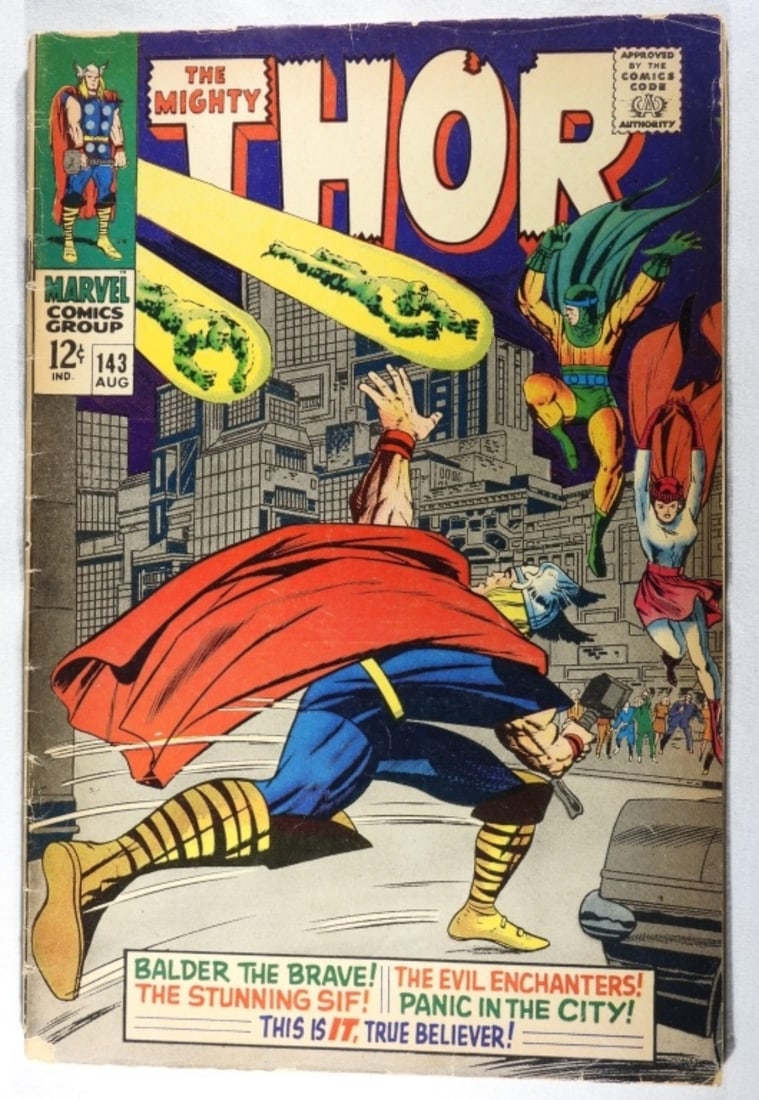 Marvel The Mighty Thor #143 1967 (1 of 4)