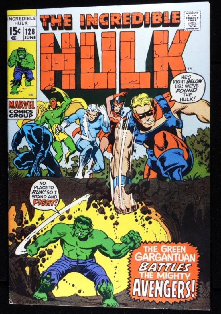 The Incredible Hulk #128 Marvel 1970 (VG) (1 of 4)