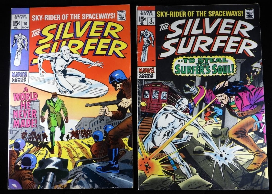 The Silver Surfer Marvel #9-10 (G) 1969 (1 of 4)
