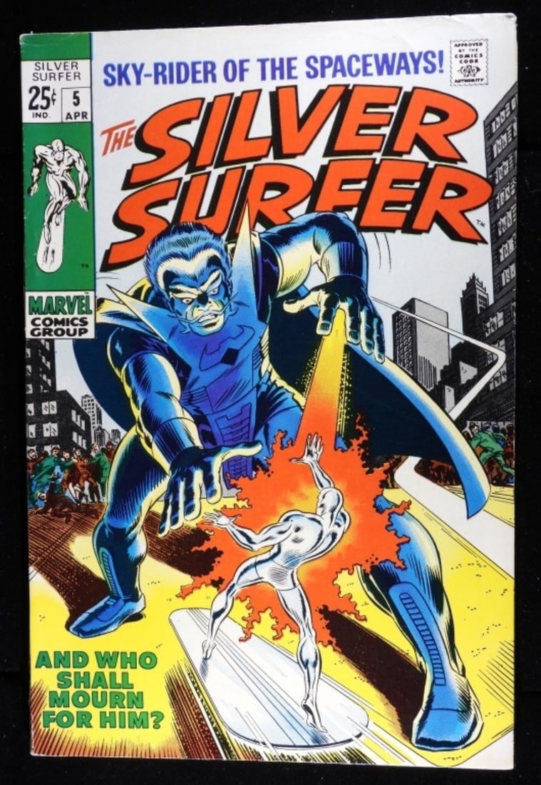 The Silver Surfer Marvel #5 1969 (G/VG) (1 of 4)
