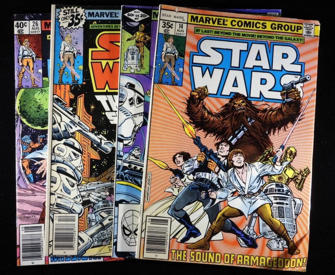 (4)Star Wars Marvel (G/VG) (1 of 3)