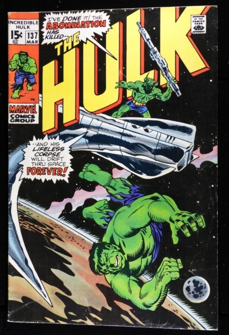 #137 The Incredible Hulk Marvel 1971 (G/VG) (1 of 4)