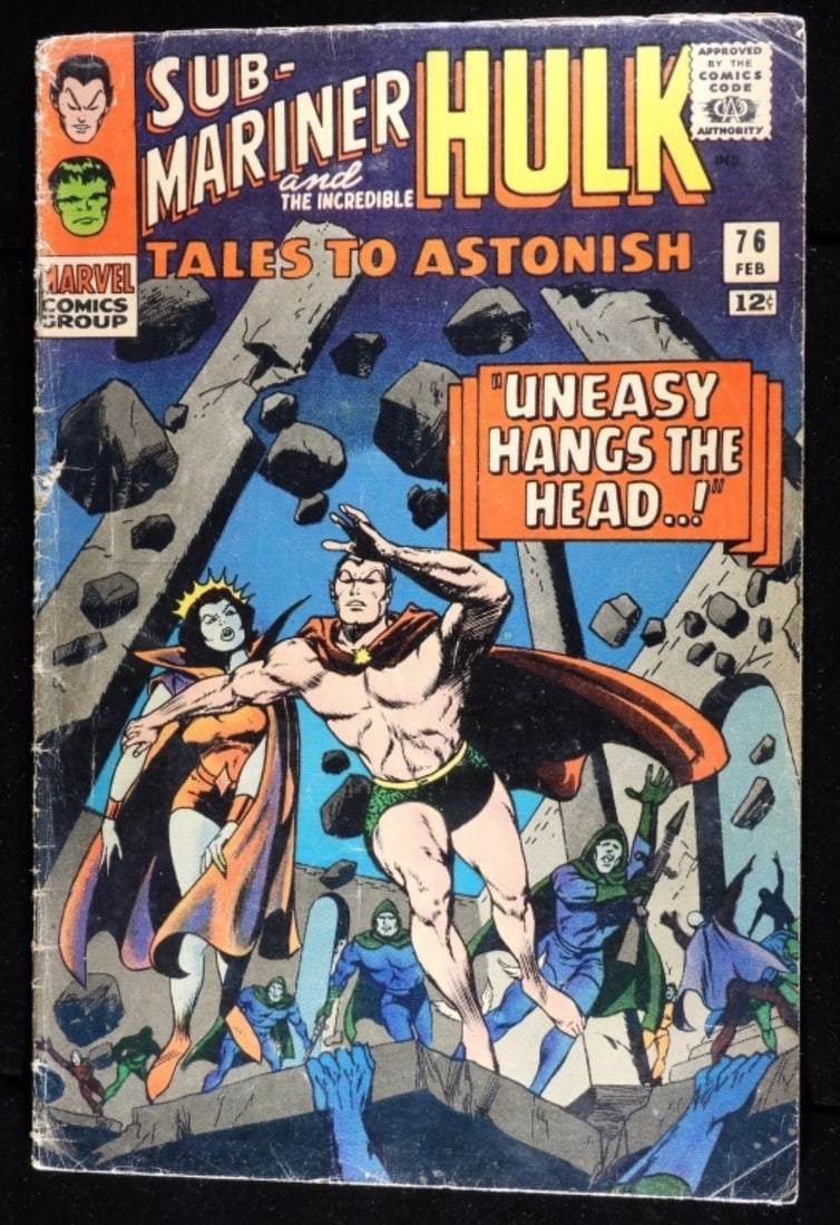 Tales to Astonish: Mavel Comics Uneasy Hangs The Head VG