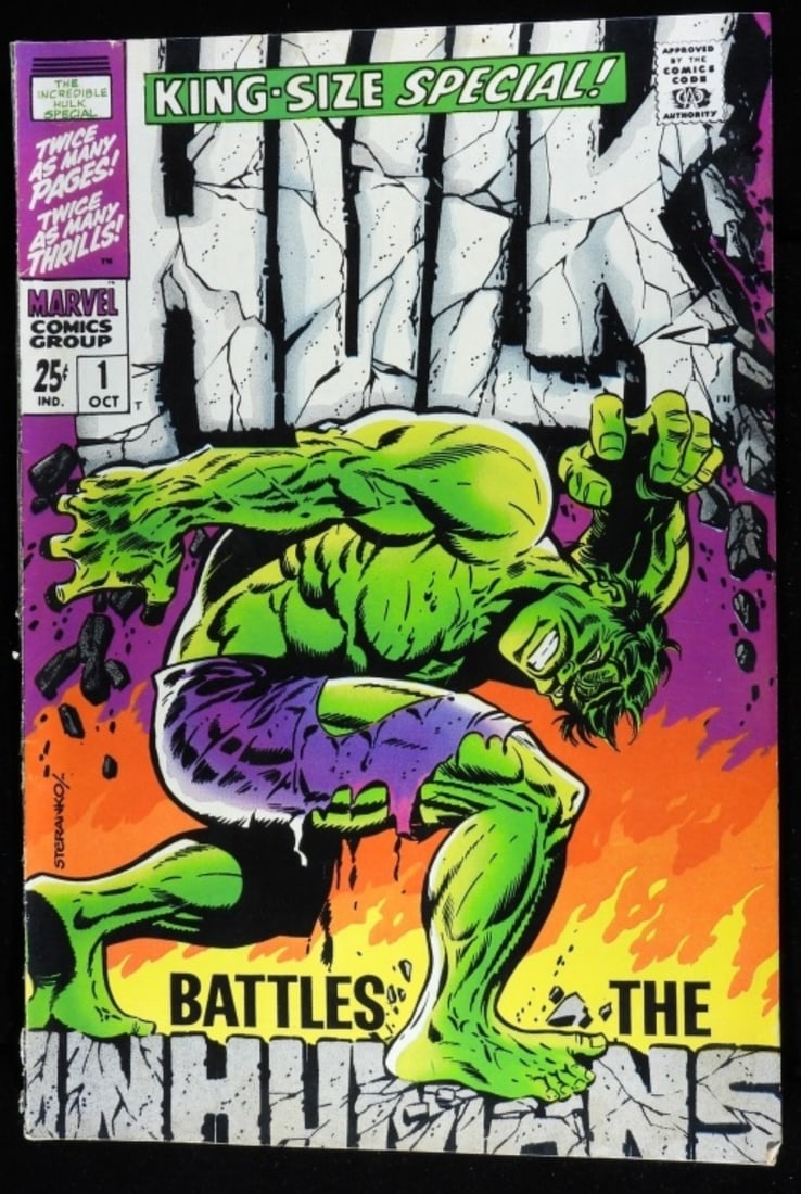 Incredible Hulk King-Size Special #1: 968 Marvel Iconic Steranko CoverÂ