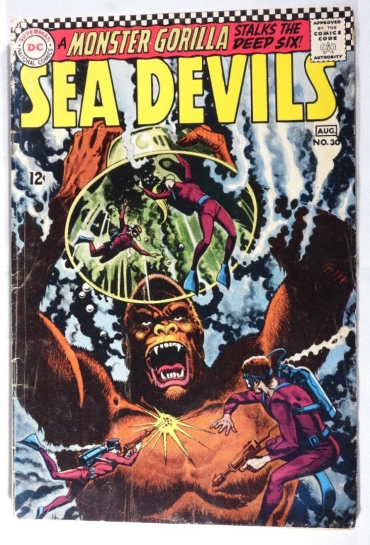 DC Sea Devils #30 1966 VG: A bright silver age comic