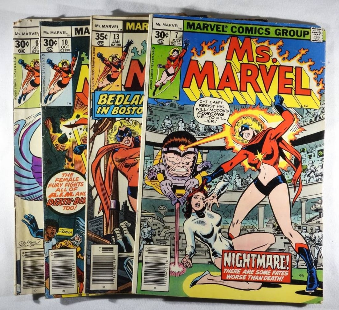 (4) Ms. Marvel #7, 9, 10, & 13 (1 of 3)