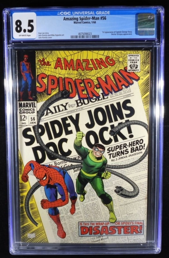 Graded The Amazing Spider-Man #56: CGC Graded 8.5 Off-white pages
