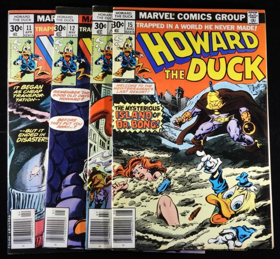(4) Marvel Howard The Duck: #11, 12, 14, & 15