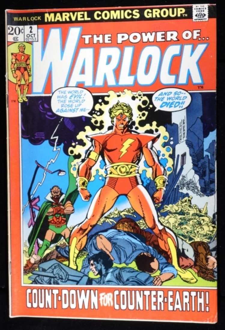 Marvel: The Power Of Warlock #2 1972: Colorful and ready to read