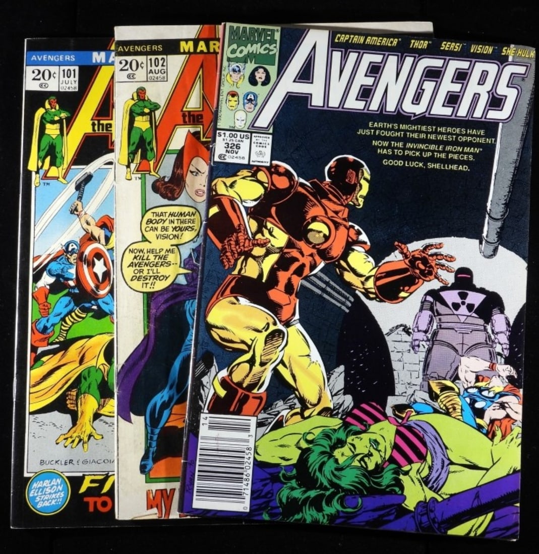(3) Mixed Lot Of Avengers (1 of 3)