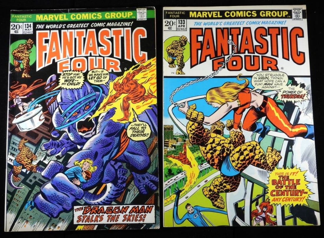 1973 Marvel Fantastic Four #133, & 134 (1 of 4)