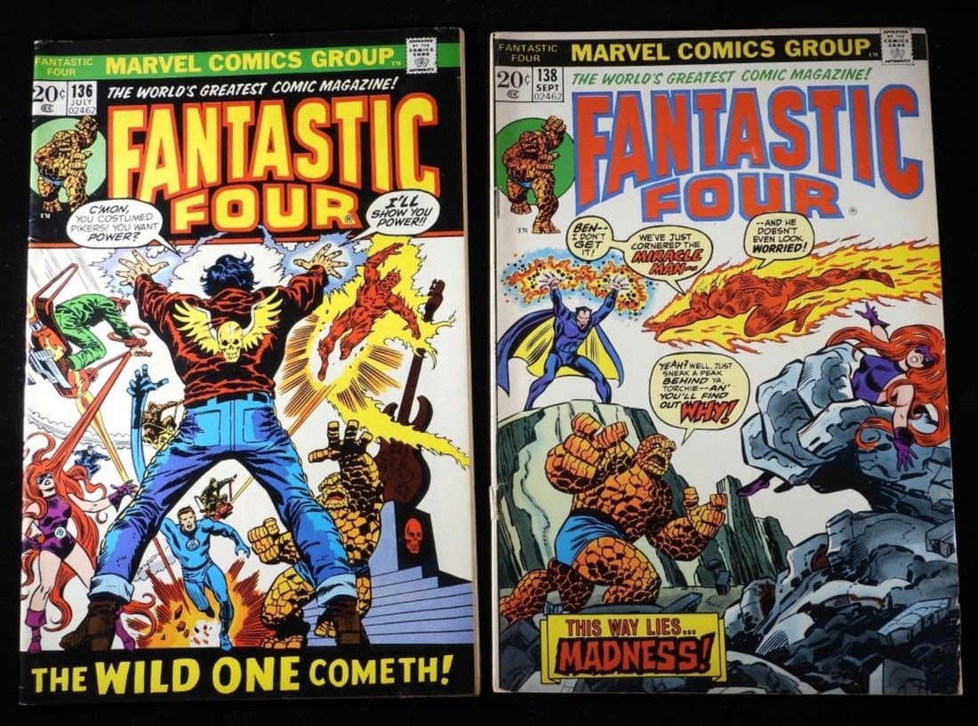 Marvel Fantastic Four 1973 #136, & 138 (1 of 4)