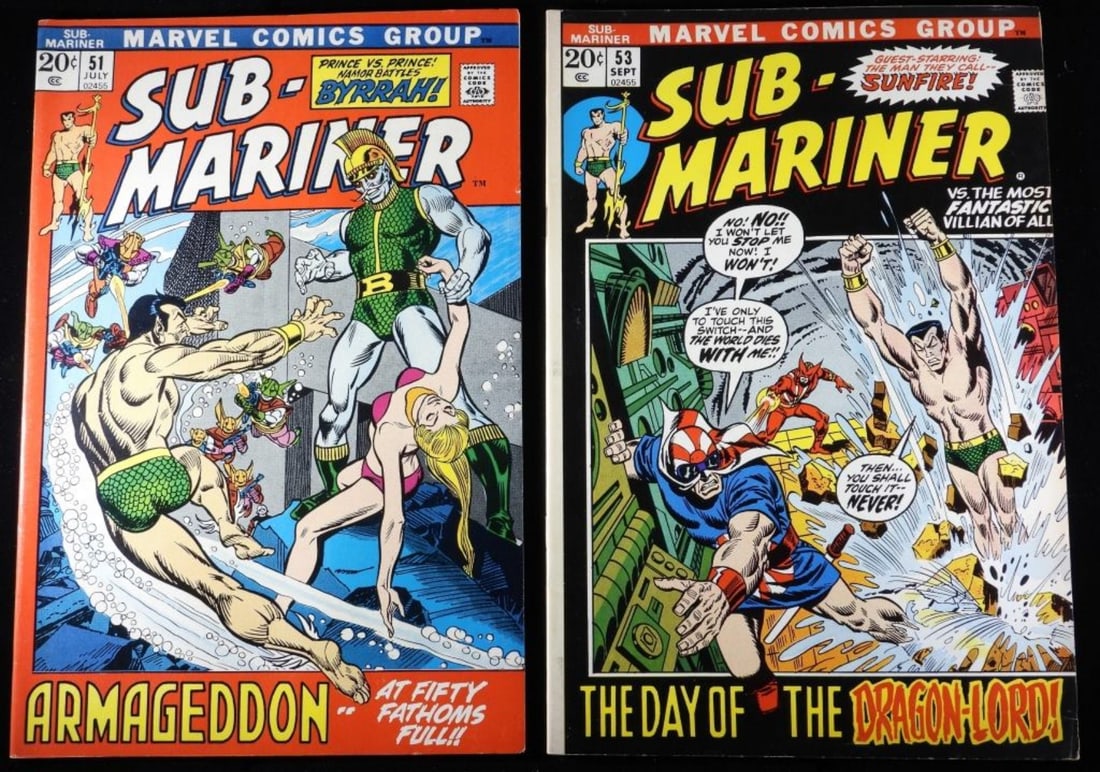 (2) Sub-Mariner 1972 (1 of 4)