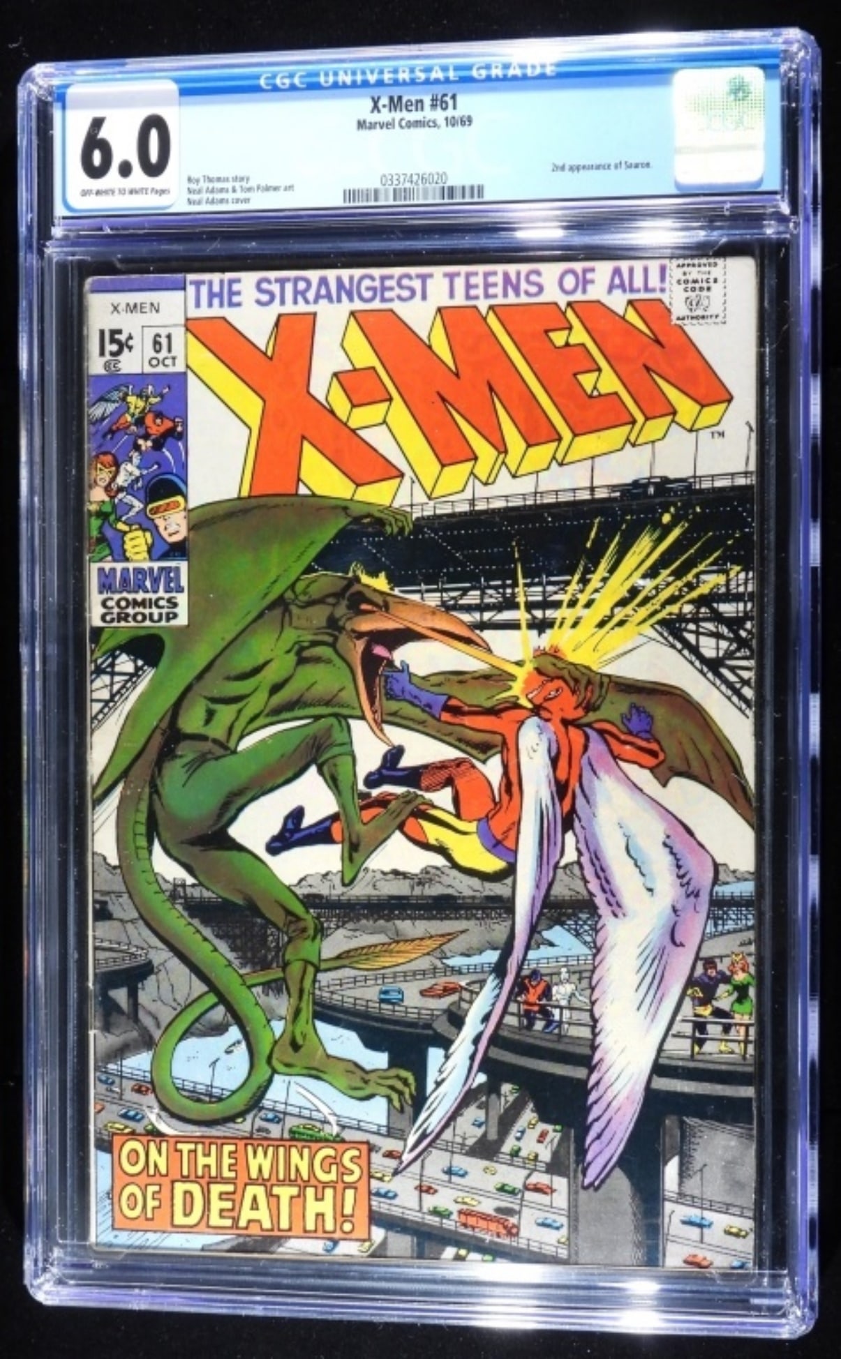 Graded The Strangest Teens Of All! X-Men #61: CGC Graded 6.0 Off-white to white pages