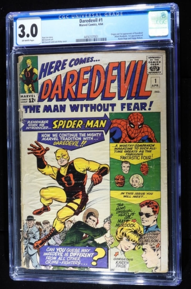 Graded Here Comes Daredevil #1 (1 of 3)