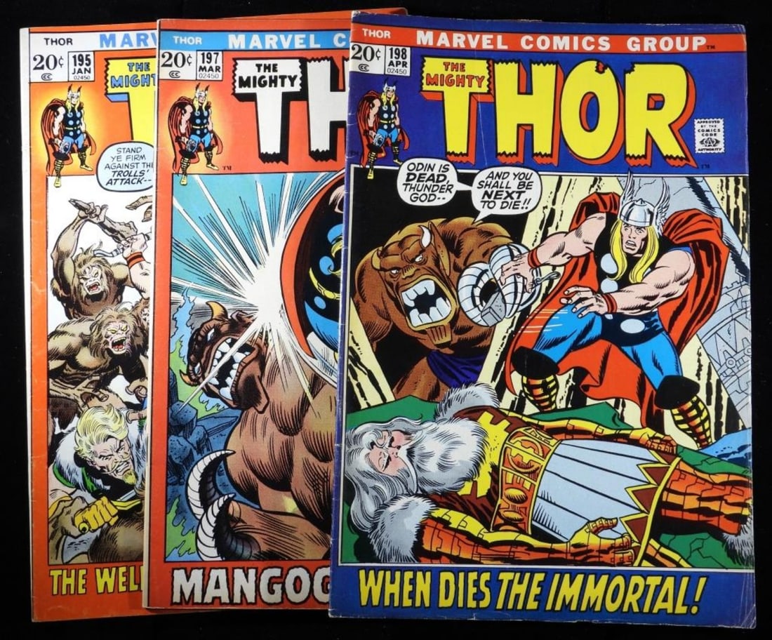 (3) Marvel The Mighty Thor 1972 (1 of 3)