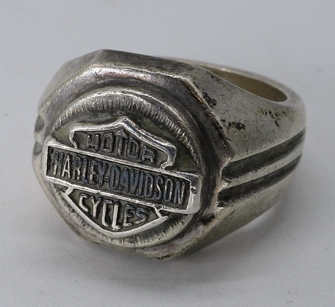 Mexico Harley Davidson Sterling Ring (1 of 4)