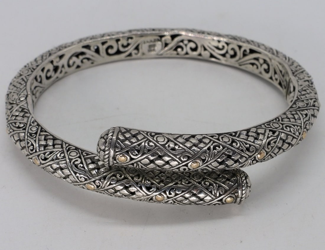 Sarda 925 / 18k Hinged Bracelet (1 of 3)