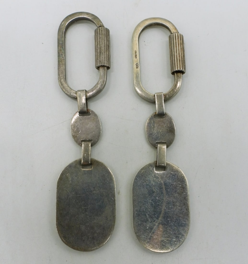 2 Sterling Golf Keychains - 2