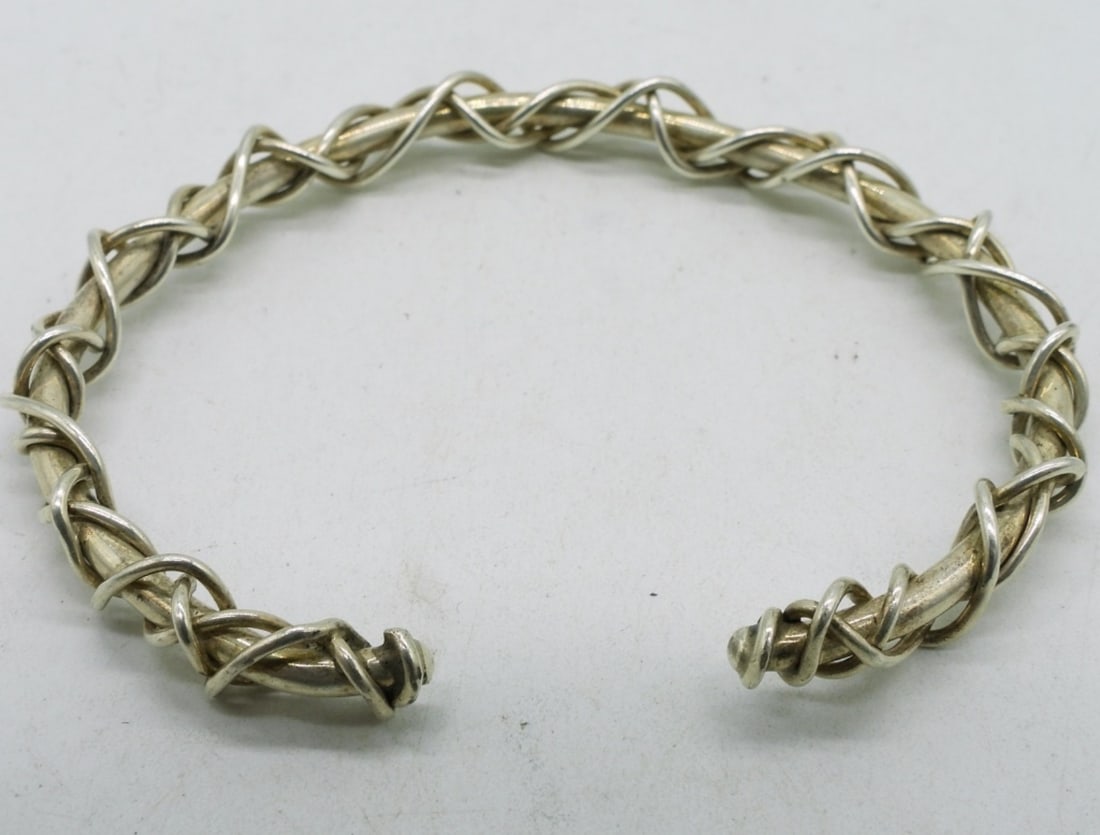 2 Interesting Sterling Bracelets - 3