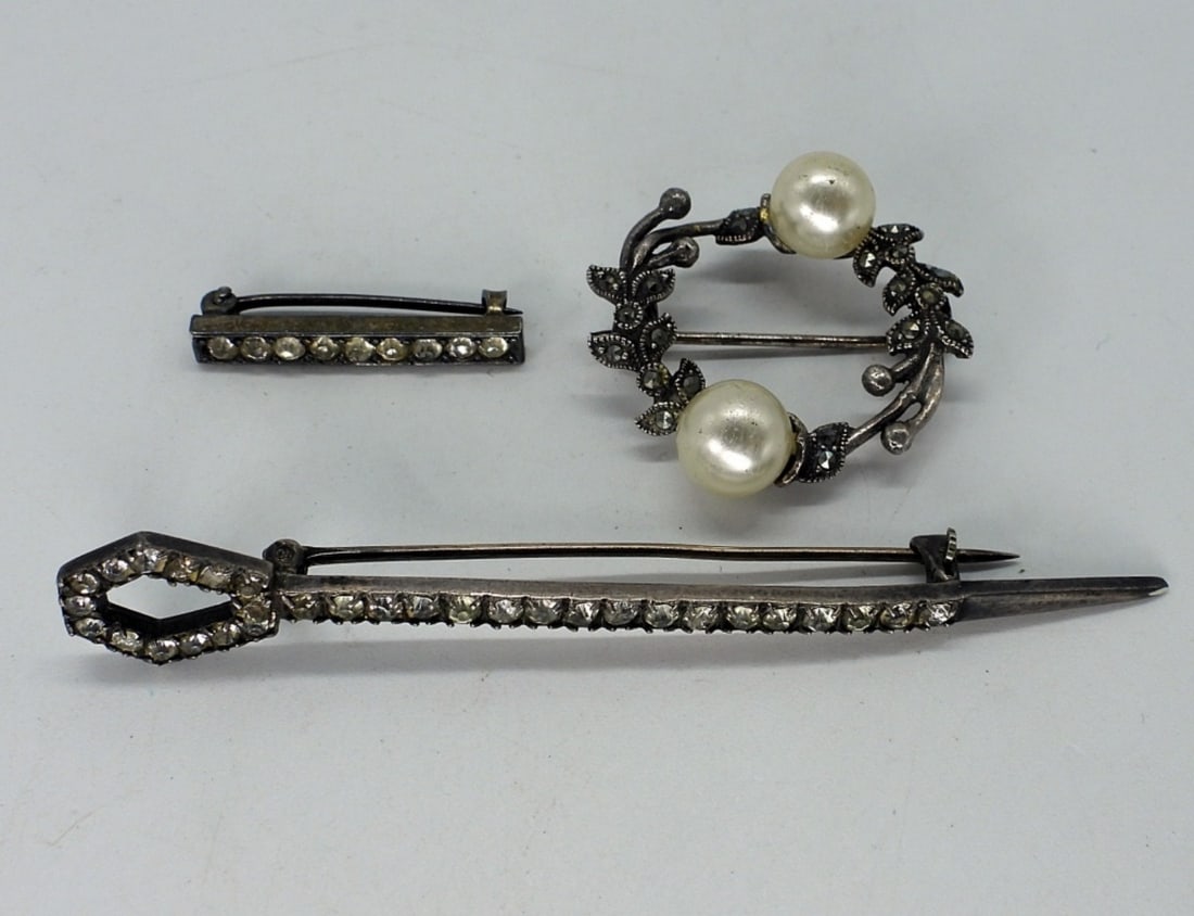 Antique Sterling Pins (1 of 3)