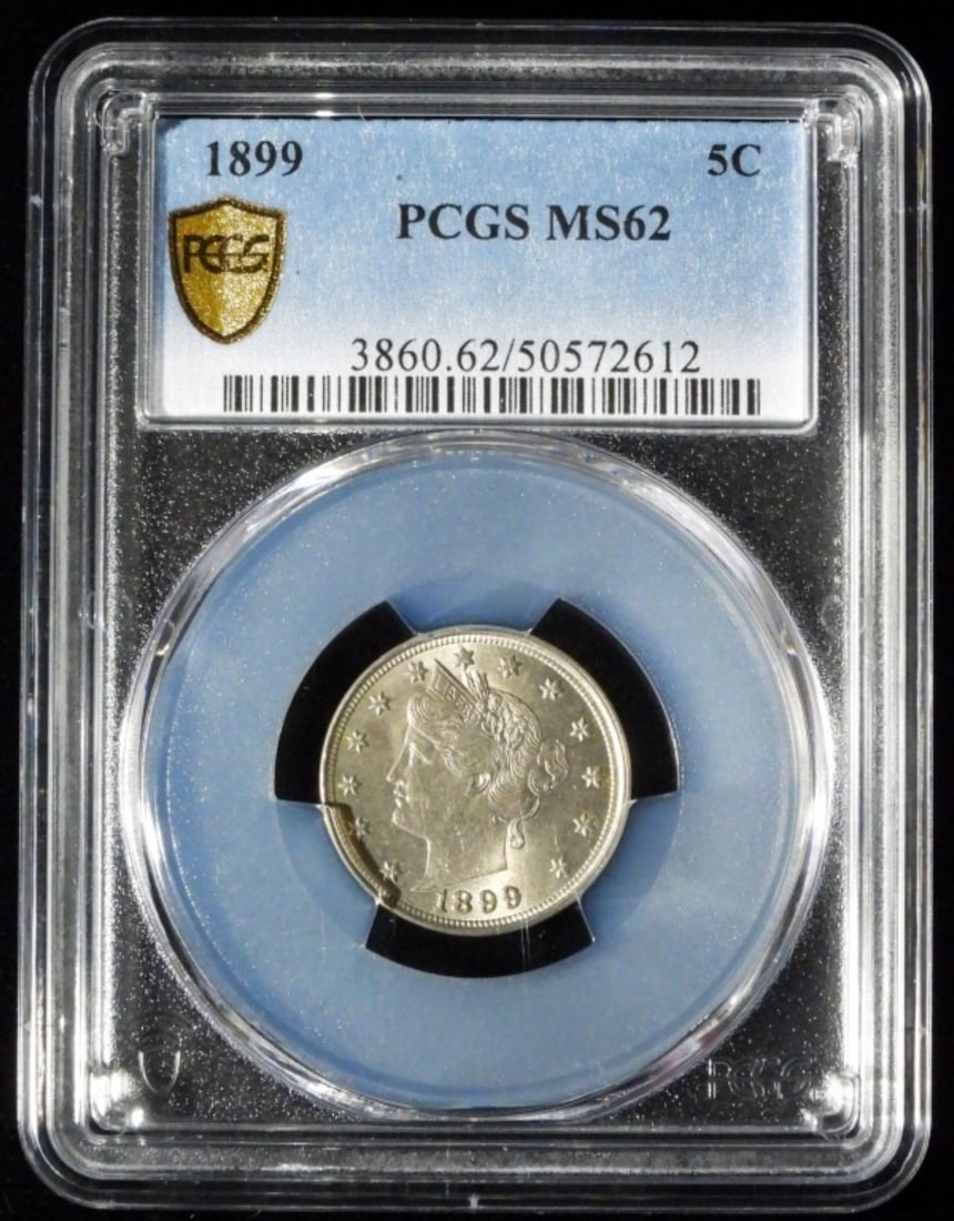 1899 Liberty Nickel, PCGS MS-62: Bid with Vintage Auctions