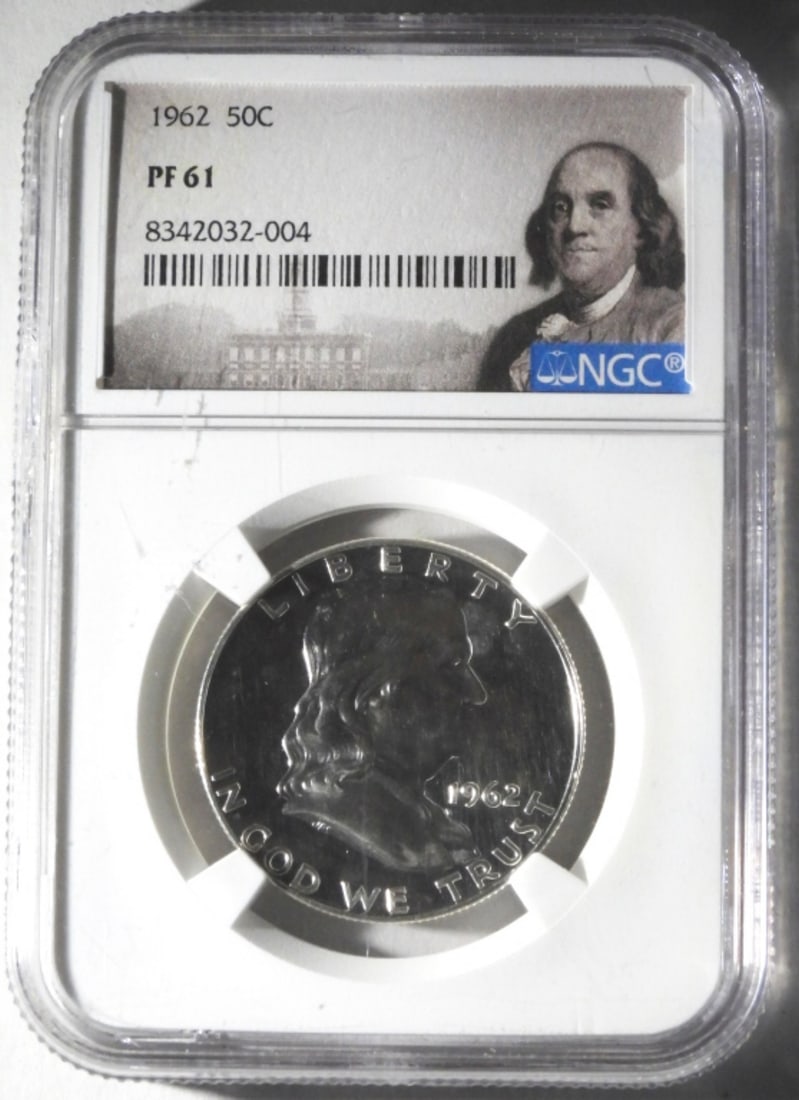1962 Franklin Half, NGC PF-61: Top rate Auction House