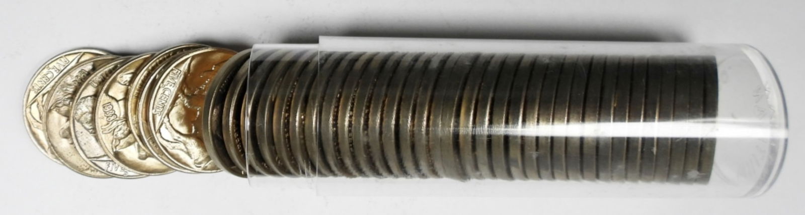 Roll of 1938-D Buffalo Nickel-UNC: Bid with Vintage Auctions