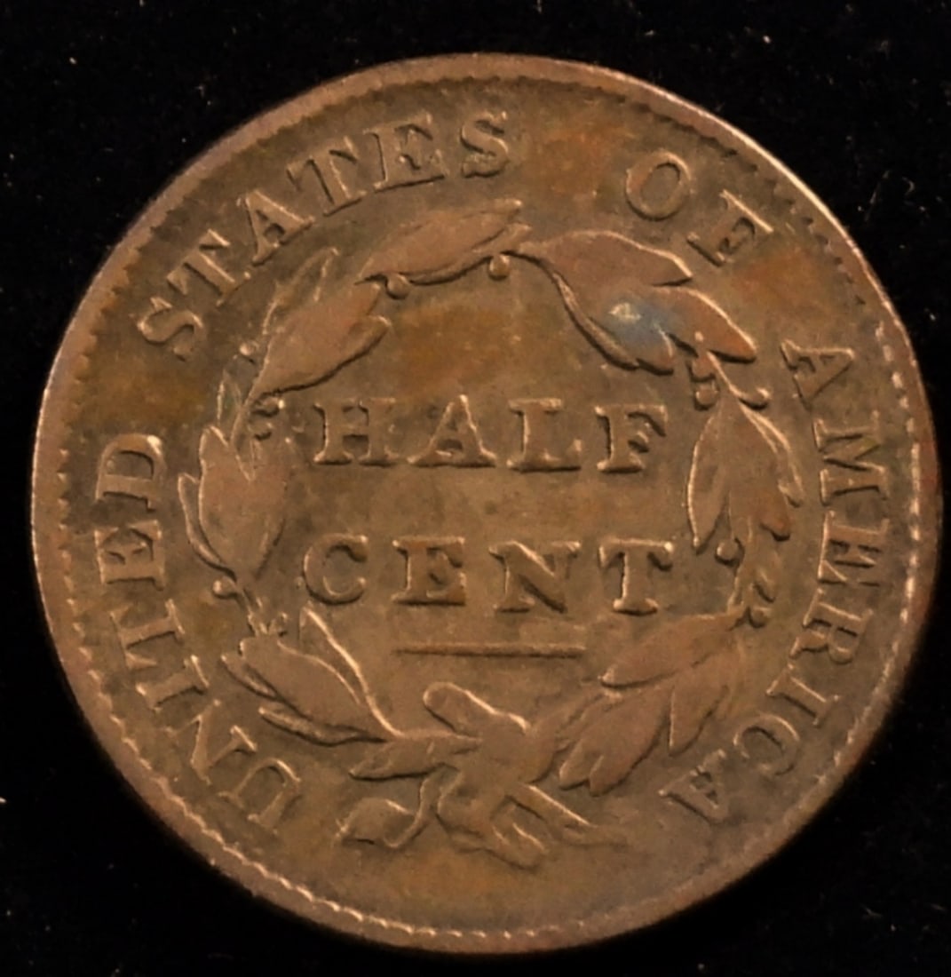 1825 Half Cent - 2