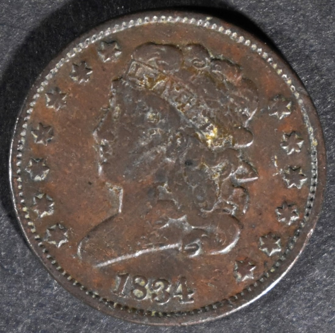 1834 Half Cent (1 of 2)