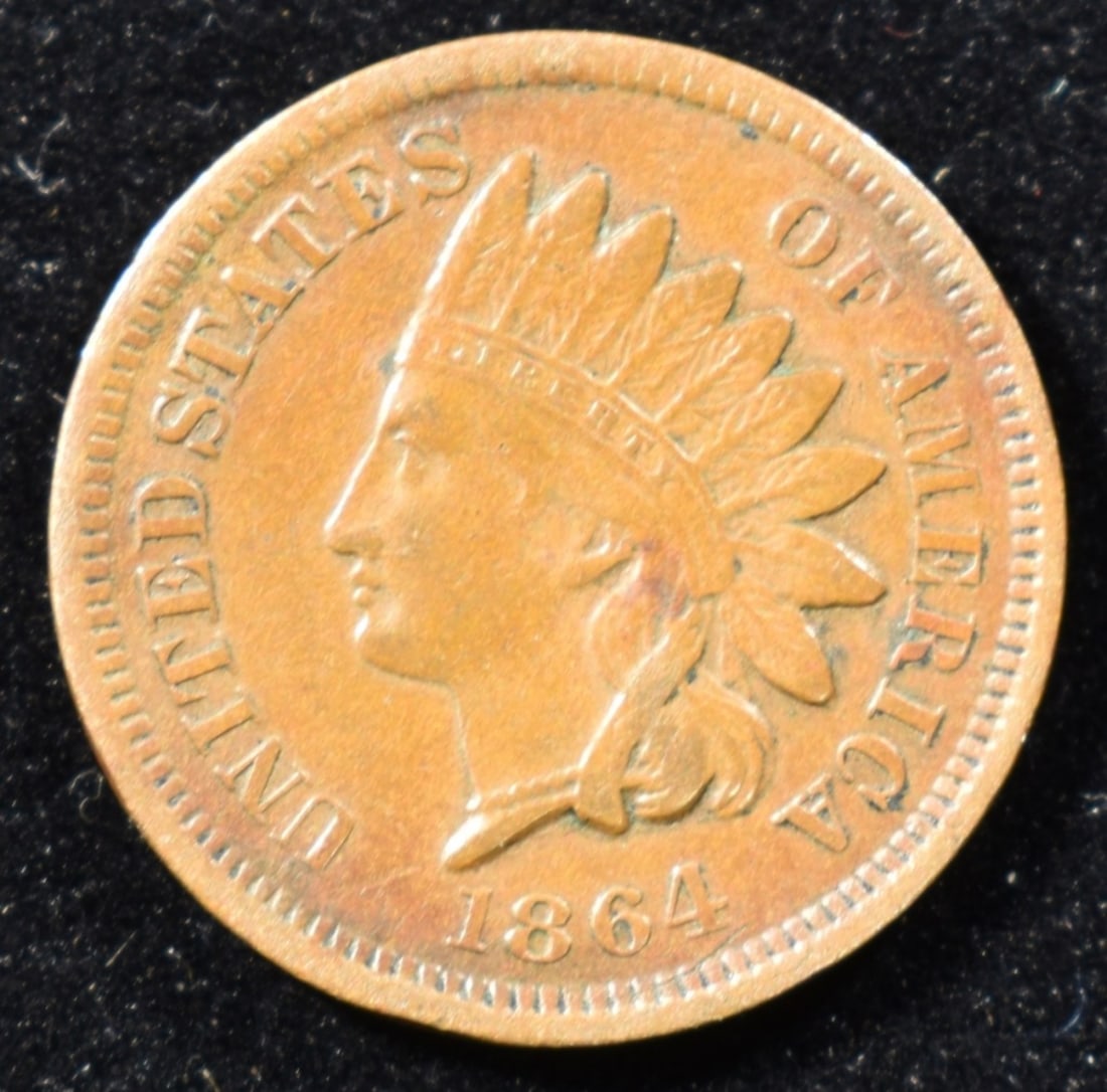 1864 Indian Head Cent: Bid today