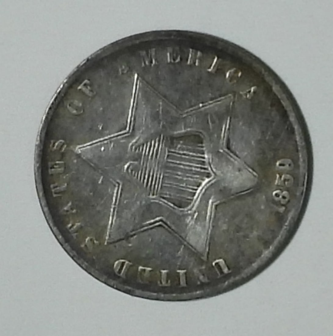 1859Three-Cent Silver - 2