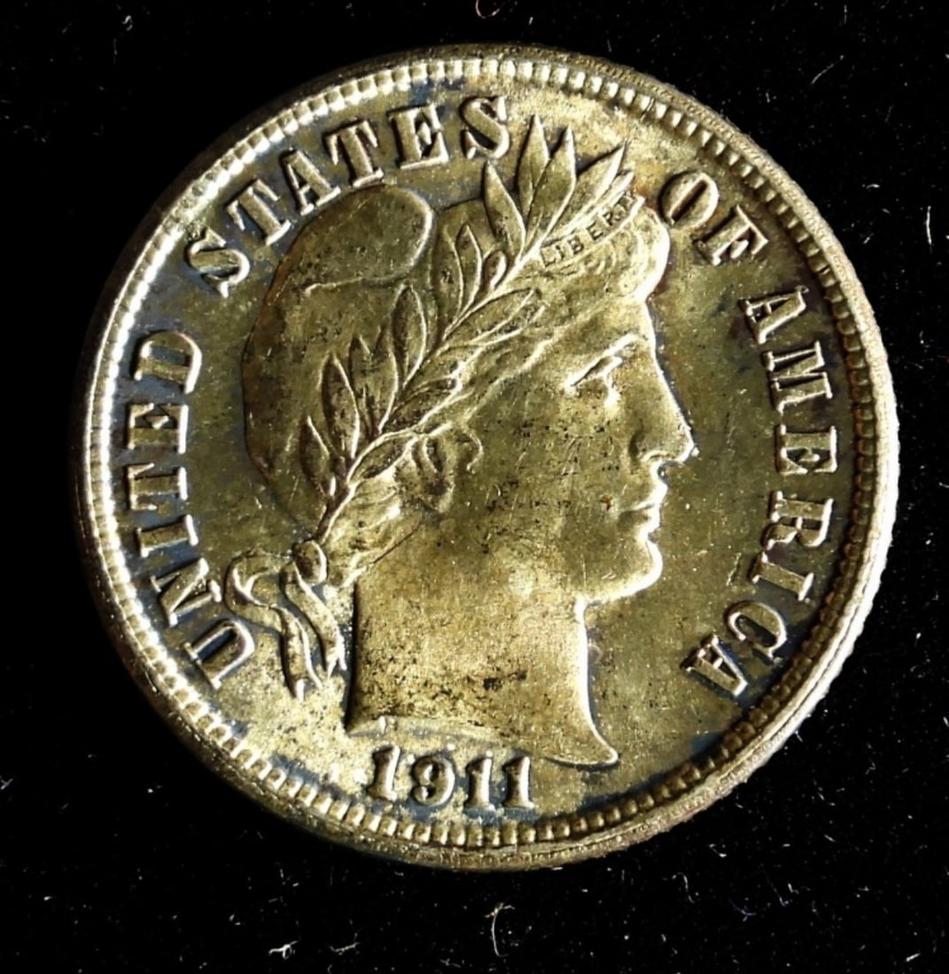 1911 Barber Dime: Bid Now With Vintage Auctions