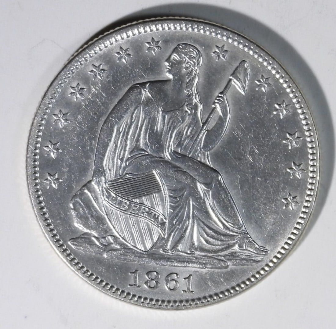 1861 Seated Half Dollar: Visit us on Facebook!