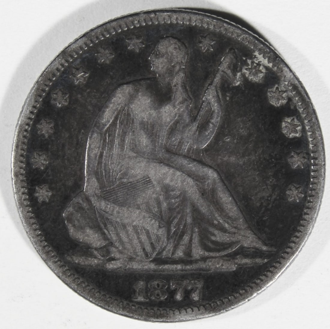 1877-S Seated Half Dollar (1 of 2)
