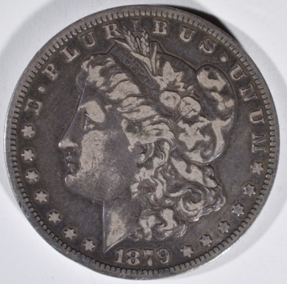 1879-S Rev 78 Morgan Dollar, Rim Marks: Bid live now!